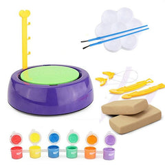 Roata olarului pentru copii 2 viteze Lut Vopsele colorate pensule joc Interactiv