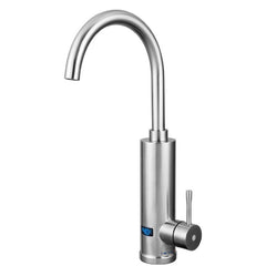 Robinet electric 3300w flux apa 5lmin rotire 180 grade inox si cupru display led jnod