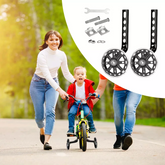 Roti ajutatoare pentru bicicleta iluminare led multicolor set 2 bucati reglabile 12x20 inch