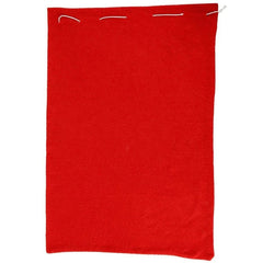 Sac mos craciun inchidere snur 40-60 cm rosu