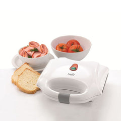 Sandwichmaker Dublu cu suprafata Antiaderenta si carcasa metal 750W Home