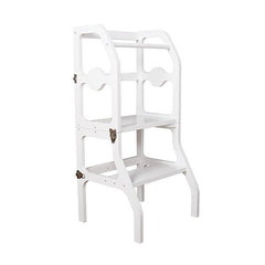 Scaun Pliabil pentru Copii Inaltator din lemn 2 in 1 scaun si masa Learning Tower