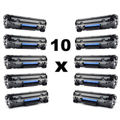 Set 10 tonere vrac compatibile ce285a 85a black pentru hp