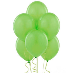 Set 100 baloane verzi Party 30 cm