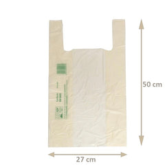 Set 100 Sacose Biodegradabile tip Maieu 50x27 cm