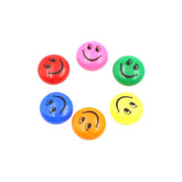 Set 12 magneti whiteboard smiley face 30 mm diverse culori