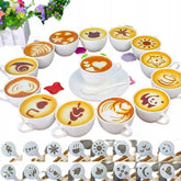 Set 16 Sabloane reutilizabile pentru Urnarea Desertului sau a Cafelei