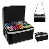 Set 168 mMarkere cu varf Dublu Multicolore cu Geanta Procart