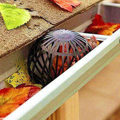 Set 2 parafrunzar jgheab scurgeri terase plastic 132 x 145cm negru