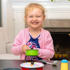 Set 22 accesorii bucatarie copii alimente condimente oale ustensile multicolor