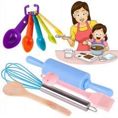 Set 39 accesorii bucatarie copii accesorii cofetarie sucitor forme prajitura sort manusa si boneta