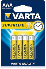Set 4 Baterii AAA 1.5v R3 Varta