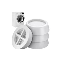 Set 4 suporturi antivribratii pentru masina de spalat antiderapente tpr alb