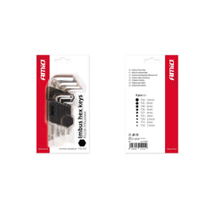 Set 9 chei Imbus scurte 125mm