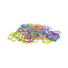 Set constructie 1000 piese bete si forme geanta depozitare multicolor