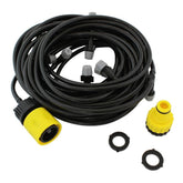 Set cortina de vapori pentru racorire terasa cu 11 aspersoare model XXL lungime 10m