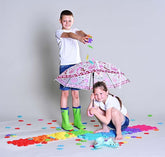 Set Covorase ortopedice Senzoriale tip Puzzle Curcubeu 9 bucati