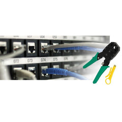 Set Instrumente de Retea Lan tester cabluri mufe cleste instrument sertizare husa