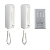 Set Interfon Poarta pentru 2 locuinte cu fir codificare Digitala Home
