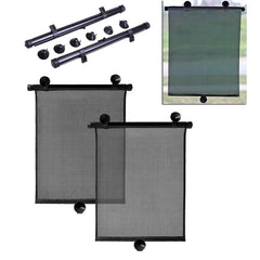 Set jaluzele auto retractabile latime 40cm culoare Neagra