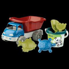 Set jucarii apa si nisip cu basculanta galetusa forme si unelte Recycled