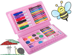 Set pictura si desen pentru copii 42 piese, roz