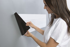 Set Portativ cu 85 note muzicale magnetice