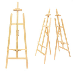 Sevalet din lemn pentru pictura 175-50 pliabil inaltime ajustabilia maxim 175 cm