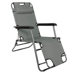 Sezlong Pliabil tip Scaun pentru Camping sau Plaja din Pvc