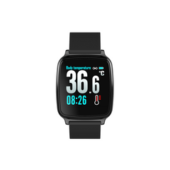 Smartwatch bluetooth cu termometru nivel oxigen tensiune arteriala 15 functii iosandroid lcd 1.3” tft ip67