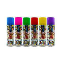 Spray confetti pentru petreceri crazzy ribbon diverse culori culoare verde