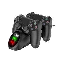 Stand Dublu incarcare rapida Controller PS4 statie Docking Gamepad indicator Led USB Ipega