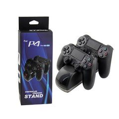 Statie de incarcare PS4 fara fir pentru doua controlere
