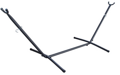 Suport cadru Hamac 270x105 cm metalic cu husa transport negru