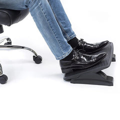 Suport ergonomic pentru picioare unghi reglabil suprafata antiderapanta 45-35cm negru
