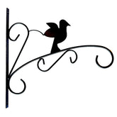 Suport ghiveci suspendat montare pe perete model pasare metalic