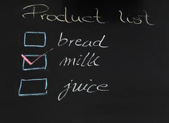 Tabla de scris cu creta Sticker 45X200 cm, negru