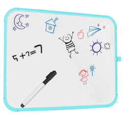 Tabla magnetica alba 28-35.6 cm cu Rama plastic si Marker inclus