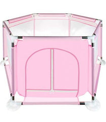 Tarc de joaca pentru fetite roz din material textil