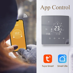Termostat digital Wi-fi si Bluetooth programabil ecran tactil Android Ios 7 functii