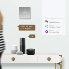 Termostat digital Wi-fi si Bluetooth programabil ecran tactil Android Ios 7 functii