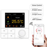 Termostat Digital Wifi programabil ecran Lcd Control Vocal Smartphone android ios alb