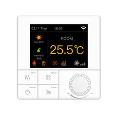 Termostat Digital Wifi programabil ecran Lcd Control Vocal Smartphone android ios alb