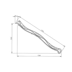 Tobogan Yulvo galben pentru copii