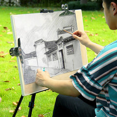 Trepied sevalet pictura reglabil 50-150 cm portabil husa depozitare inclusa