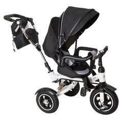 Tricicleta si Carucior pentru copii Premium TRIKE FIX V3 culoare Neagra