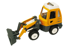 Utilaj de constructii de jucarie cu sunete si lumini 16-18 cm incarcator frontal