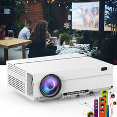Video proiector full hd redare 4k home theater lcd 1920x1080 3600lm difuzor usbhdmivgajack 3.5