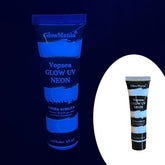 Vopsea glow uv neon cantitate 25 ml alba pentru corp
