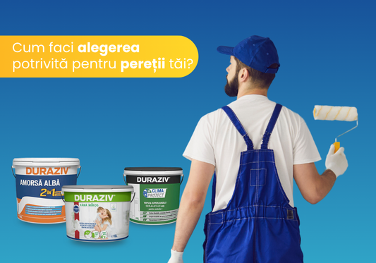 Vopsele și tencuieli pentru casa ta – Ce alegi în funcție de spațiu, culoare și rezistență
